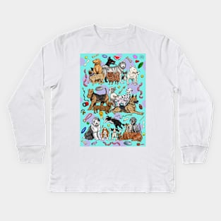 It's a Dog's Life Kids Long Sleeve T-Shirt